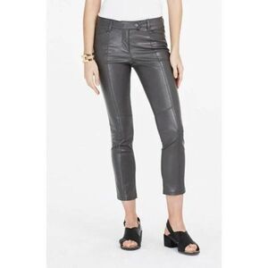 Armani Exchange A|X Women's Seamed Faux Leather Pants size 4